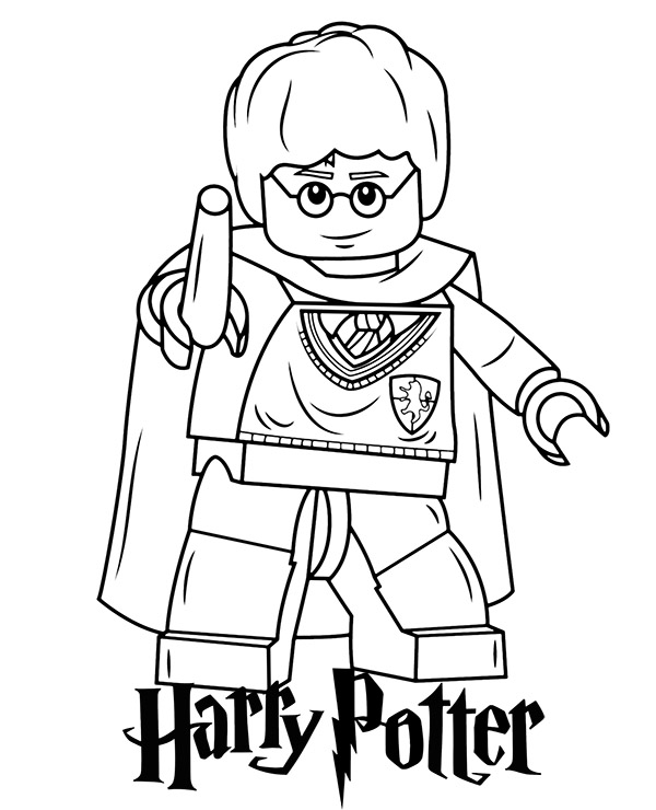 Online coloring book: Lego Harry Potter coloring book
